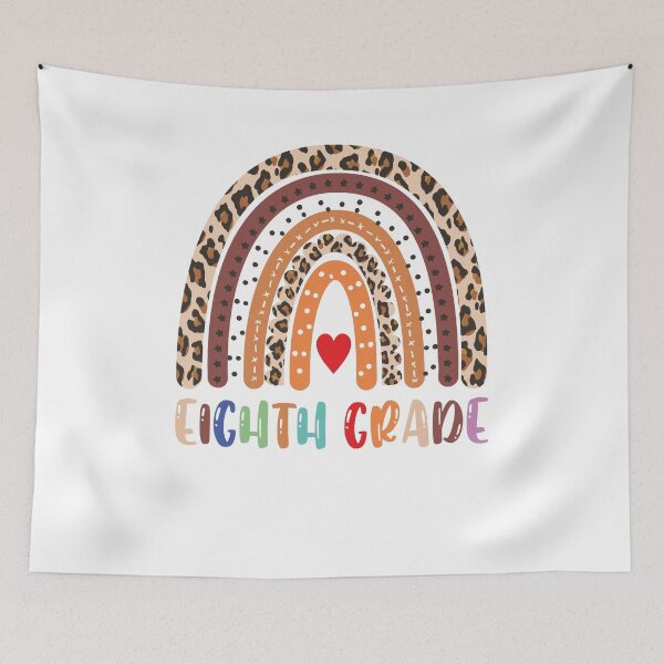 Item preview, Leopard Rainbow Eighth Grade Teacher First Day Of School designed and sold by Tatus Brinal.