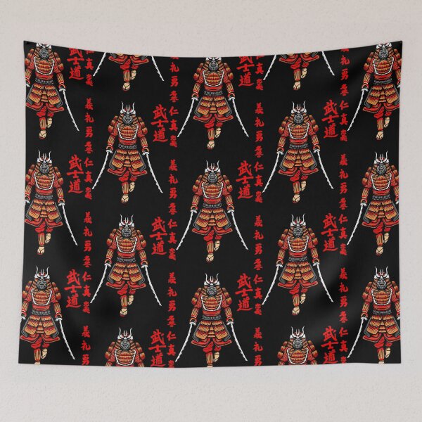 Item preview, Samurai with two Katana sword Artwork  designed and sold by emryckvilch.