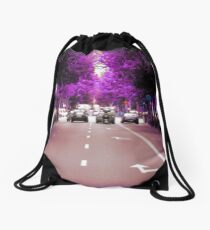 With the glass with which you look Drawstring Bag