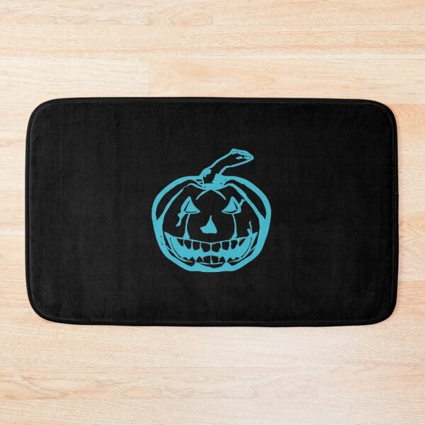 Item preview, Angry Teal Pumpkin Jackolantern   designed and sold by emryckvilch.