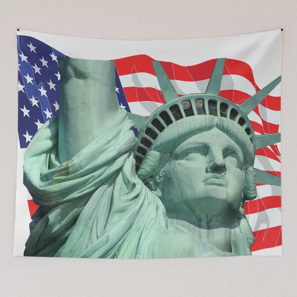 Item preview, Copy of American Flag and Statue of Liberty designed and sold by Christi-Corner.
