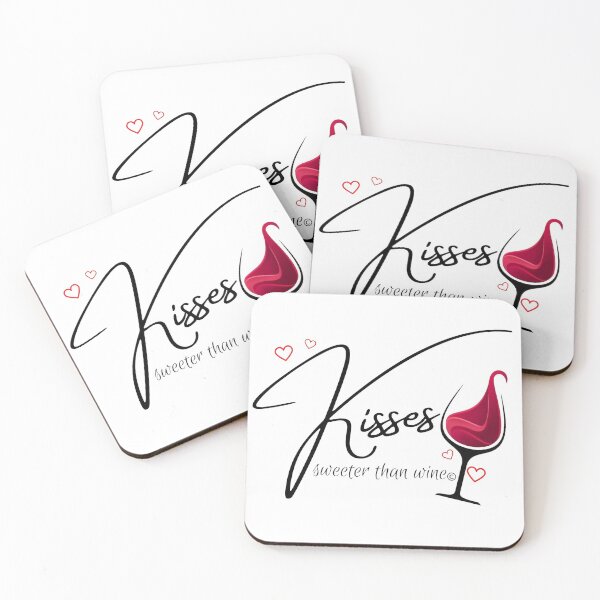 Item preview, Kisses Sweeter Than Wine designed and sold by Mompreneur and Daughter.
