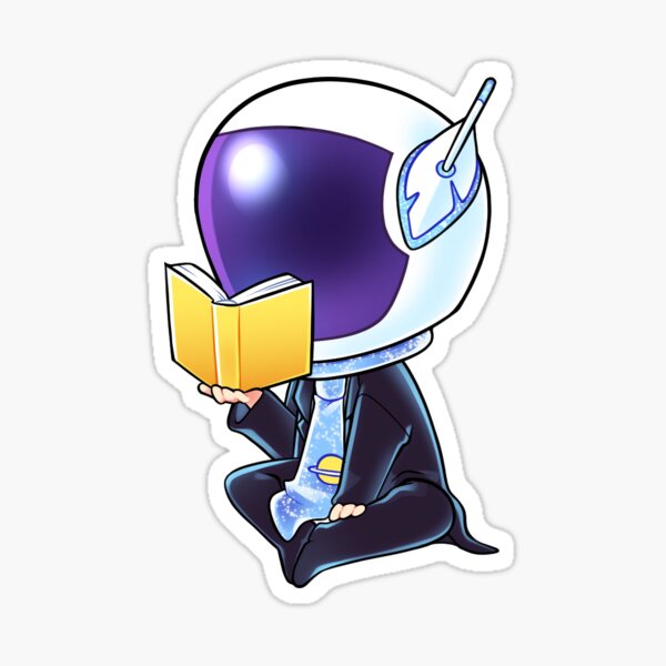 Reading Astro Sticker