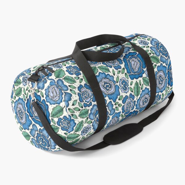 Item preview, cottage roses - blue designed and sold by Claire Bowley.