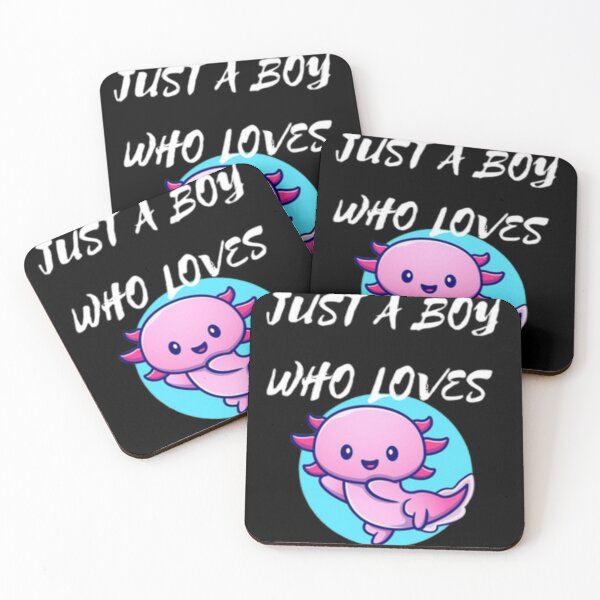 Item preview, Just A BOY Who Loves Axolotl designed and sold by IshitaPoint.