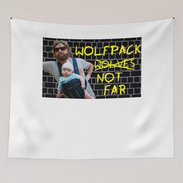 Item preview, Wolfpack not far The Hangover Watched The Movie One Day But The Memories Last A Lifetime With The Comedians And Funny designed and sold by TheHangoverPila.