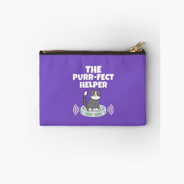 Item preview, The Purr-fect Helper Cat on Robot Vacuum Novelty Cleaning designed and sold by SavvyCleaner.