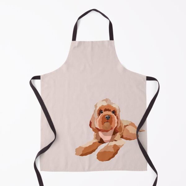 Item preview, Fluffy Cockapoo Dog Portrait Digital Illustration designed and sold by sherylwylie.