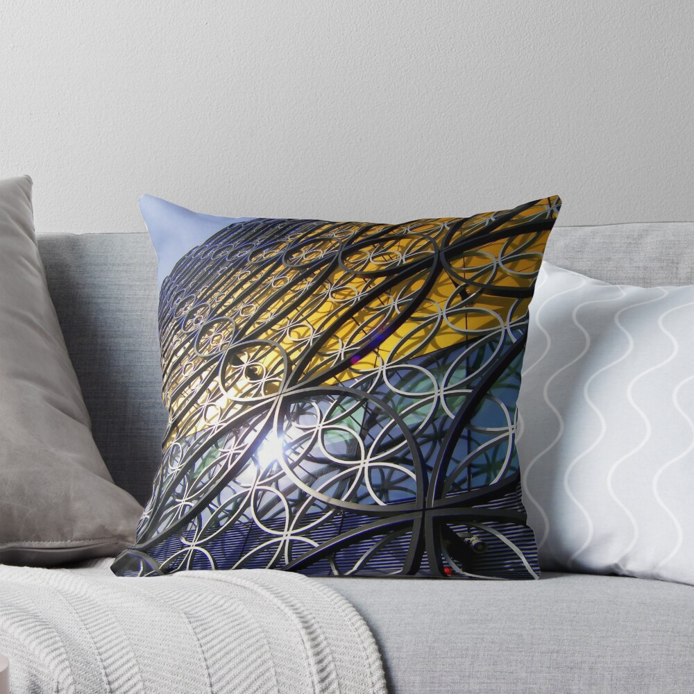 Item preview, Throw Pillow designed and sold by Parmjit-Flora.