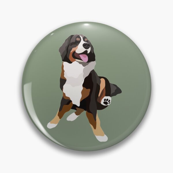 Item preview, Bernese Mountain Dog Portrait Digital Illustration designed and sold by sherylwylie.