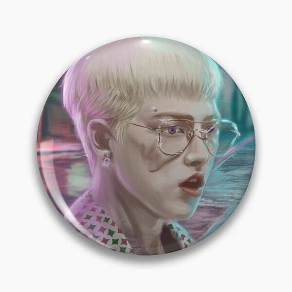 Item preview, Ateez Hongjoong Neon Streets Art designed and sold by Krystal Li.