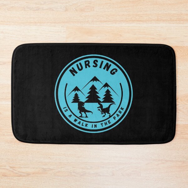 Item preview, Nursing A Walk in The Park Dinosaur Nurse Forest Tree Mountain Gift designed and sold by DKA-2ndBoy.