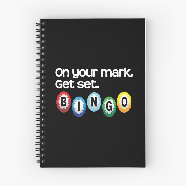 Item preview, On Your Mark. Get Set. Bingo. Bingo Addict  designed and sold by luvmhykdesigns.