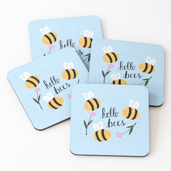Item preview, Hello Bees! designed and sold by CreativeSparks-.