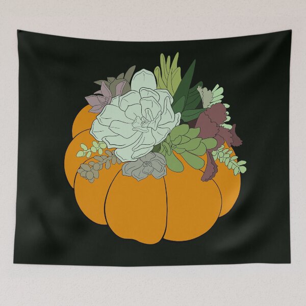 Item preview, Minimalistic Orange Succulent Pumpkin  designed and sold by Lady-Lilac.