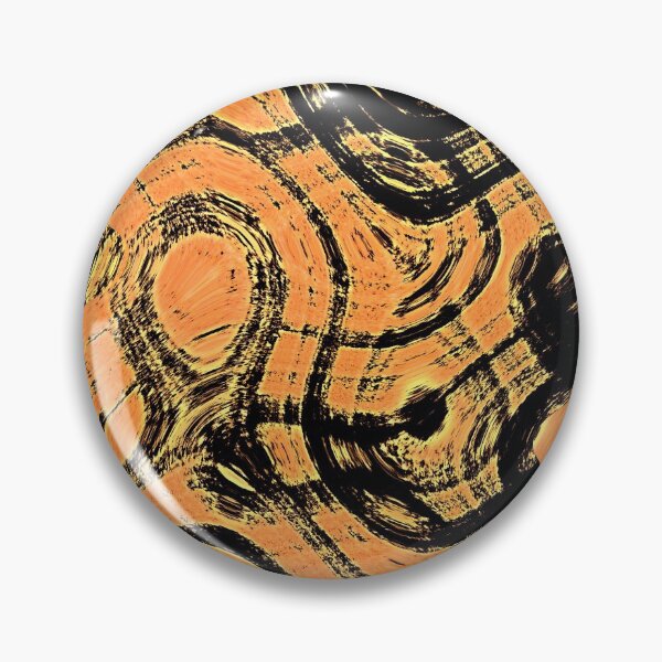 Item preview, Tom Stanley Janca Orange And Black Abstract #1494 designed and sold by Tom Janca.