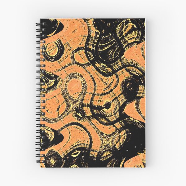 Item preview, Tom Stanley Janca Orange And Black Abstract #1494 designed and sold by Tom Janca.