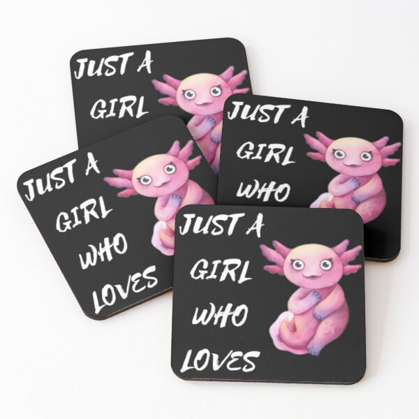 Item preview, Just A Girl who loves Axolotl designed and sold by IshitaPoint.