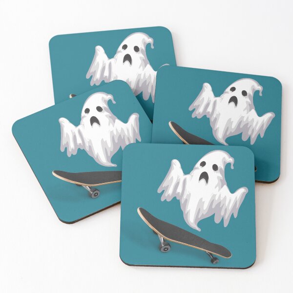 Item preview, Halloween Cool Ghost on Skateboard  designed and sold by Taleahsdesigns.