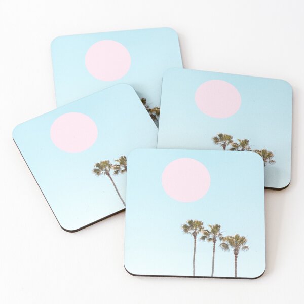 Item preview, 07_Palm trees pink sun designed and sold by ESCAPZ.