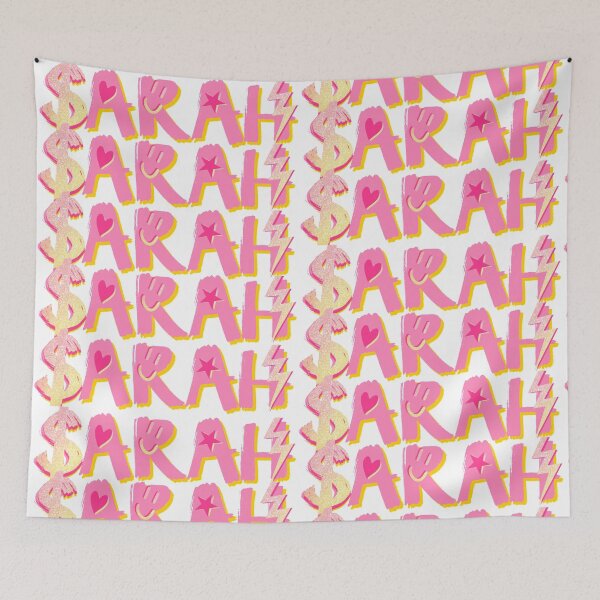 Item preview, SARAH name designed and sold by Julia Santos.