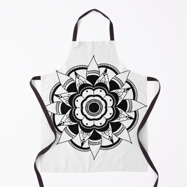 Item preview, Mandala Flower - Black and White designed and sold by mikaylawiser.