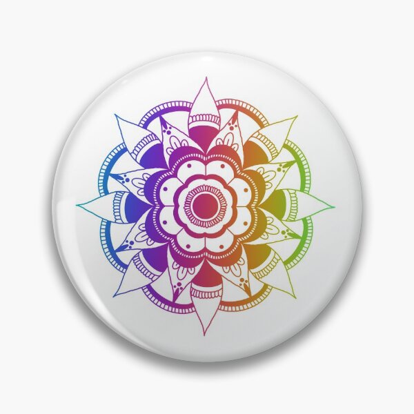 Item preview, Mandala Flower - Rainbow designed and sold by mikaylawiser.