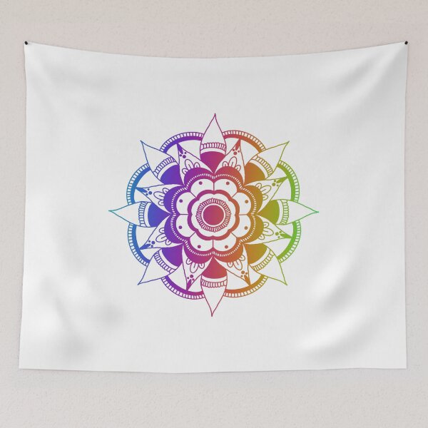 Item preview, Mandala Flower - Rainbow designed and sold by mikaylawiser.
