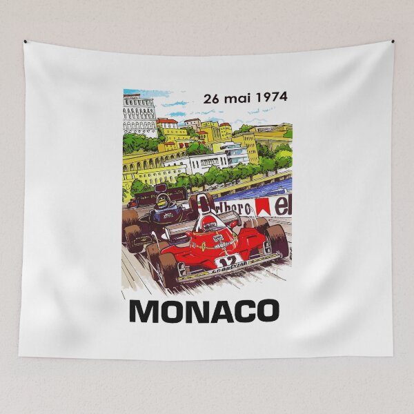 Item preview, 1974 Monaco Grand Prix Racing Poster designed and sold by retrographics.