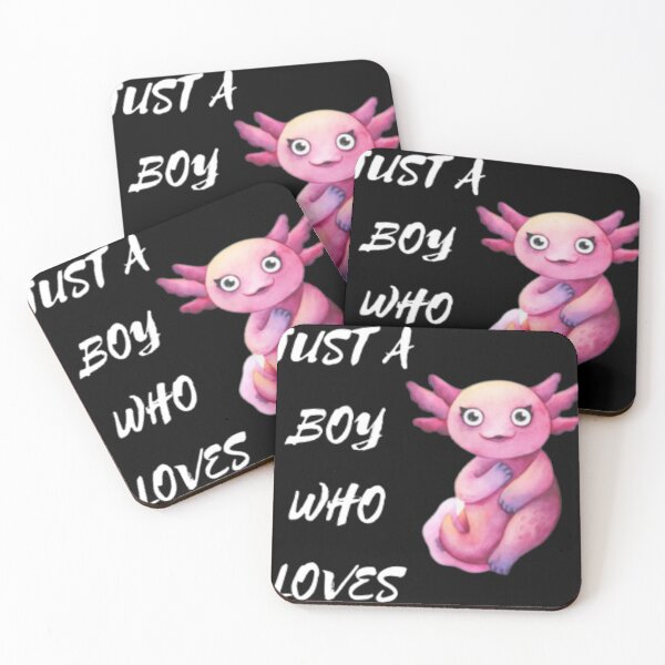Item preview, Just A BOY Who loves Axolotl designed and sold by IshitaPoint.