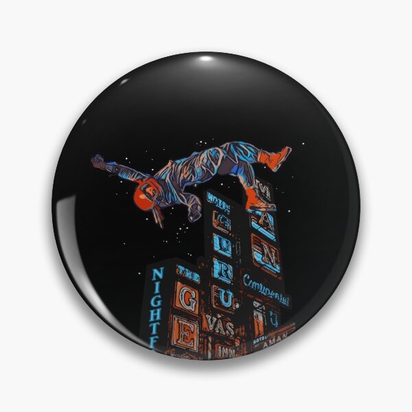 Artikelvorschau, Nightfall - Astronaut fällt in die Stadt VRS2 entworfen und verkauft von vivendulies.