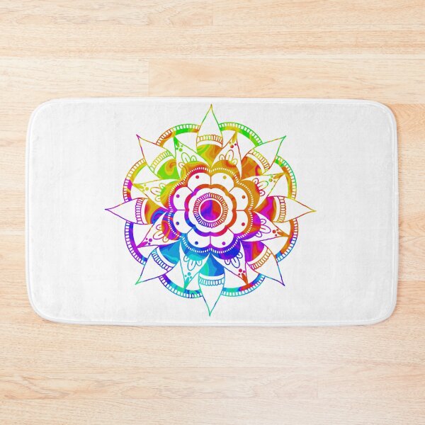 Item preview, Mandala Flower - Rainbow Tie Dye designed and sold by mikaylawiser.