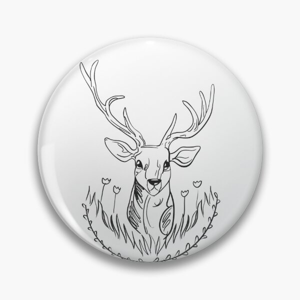 Item preview, Deer Sketch designed and sold by Laya & co..