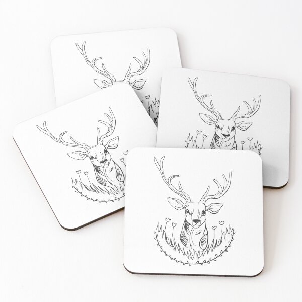 Item preview, Deer Sketch designed and sold by Laya & co..
