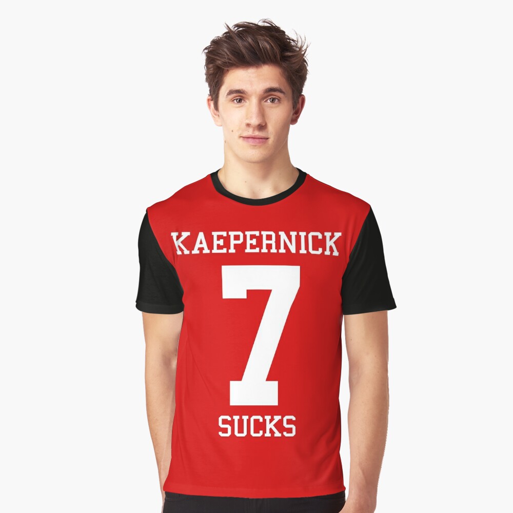 KAEPERNICK SUCKS Essential T-Shirt for Sale by cpinteractive