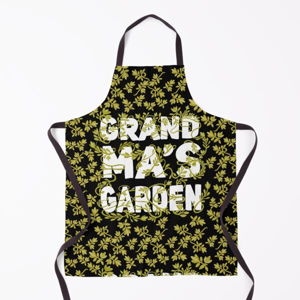 Item preview, Grandma’s Garden Floral Quote - Retro Green and White  designed and sold by Squarebird.
