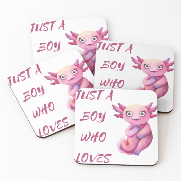 Item preview, Just A BOY Who loves Axolotl designed and sold by IshitaPoint.