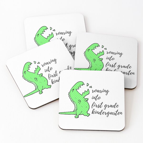 Item preview, Roaring into first grade kindergarten - sandysan designed and sold by sandy-san.