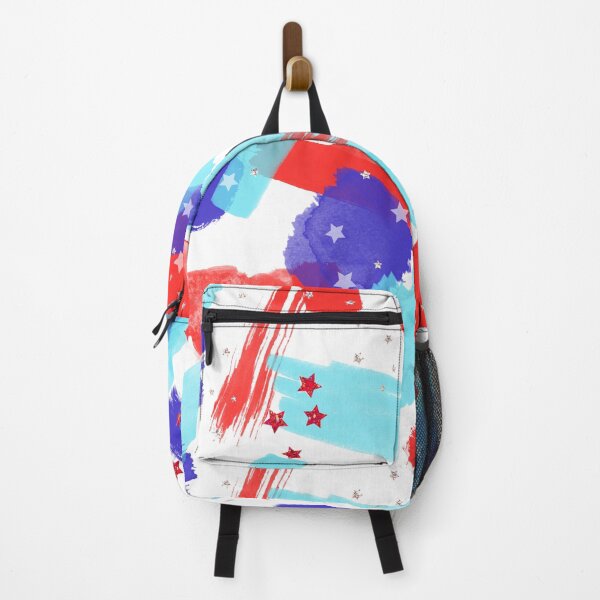 Item preview, Fun Patriotic Watercolor Pattern designed and sold by PurpleMt.
