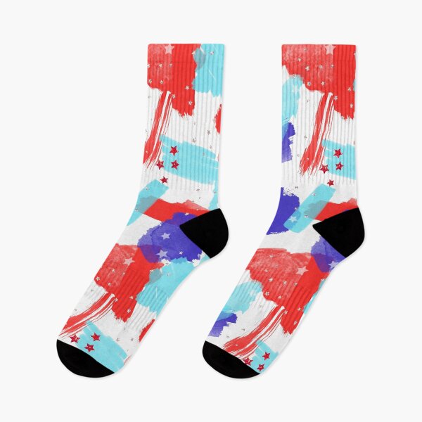 Item preview, Fun Patriotic Watercolor Pattern designed and sold by PurpleMt.
