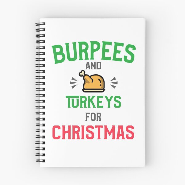 Item preview, Christmas Burpees And Turkeys Black - Funny Gym designed and sold by GymWearDepot.