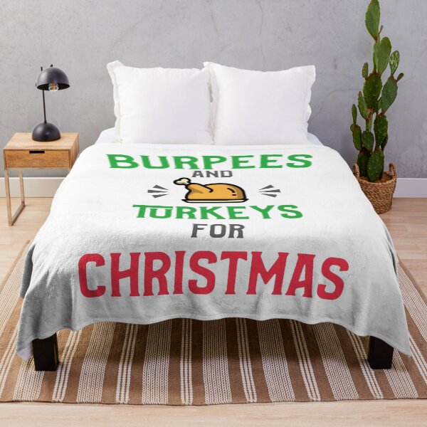 Item preview, Christmas Burpees And Turkeys Black - Funny Gym designed and sold by GymWearDepot.
