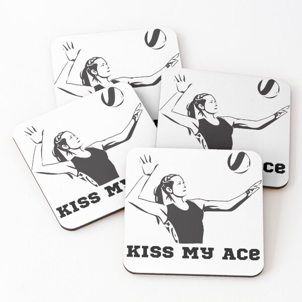 Item preview, Kiss My Ace Volleyball Server  designed and sold by Taleahsdesigns.