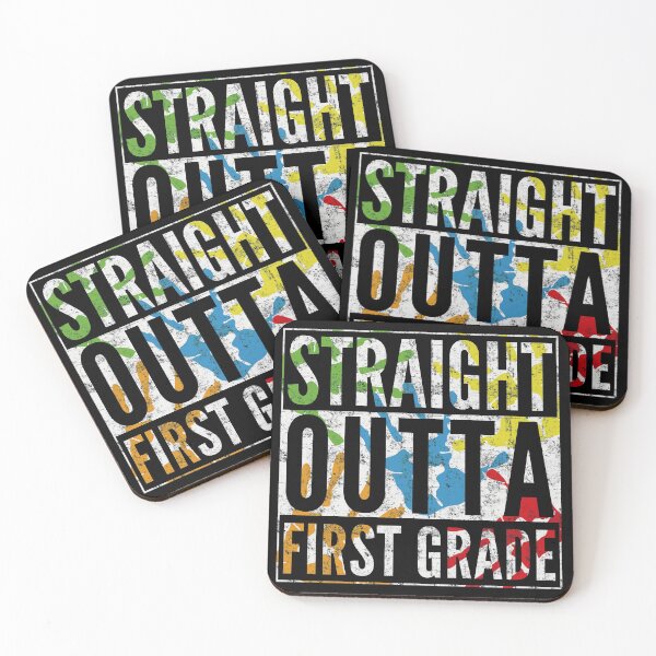 Item preview, Straight Outta First Grade Hand Painted Graduation Design designed and sold by modernfamgear.