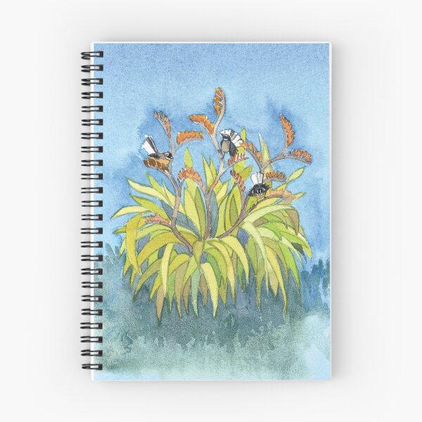 Item preview, Fantail Birds + Flax designed and sold by FINNDIELOO.