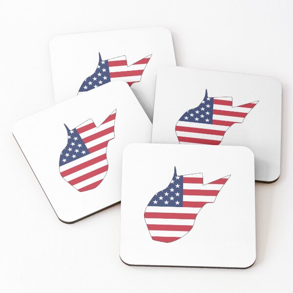 Item preview, American Flag West Virginia designed and sold by OlivDesignsCo.