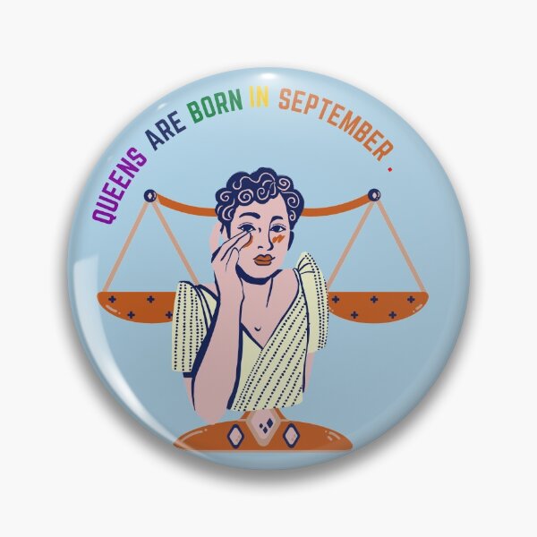 Item preview, Queens are born in september. Libra pride. Libra LGBTQ birthday. September pride designed and sold by theslowdown.