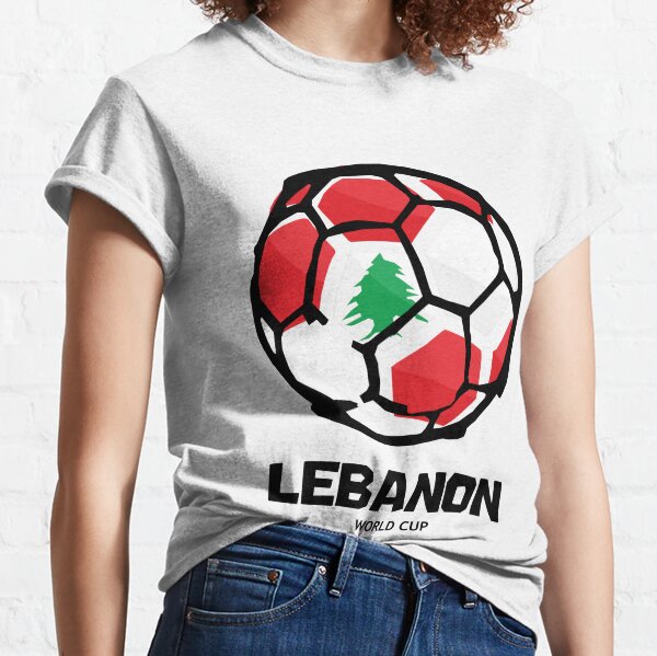 LEBANON FOOTBALL MENS T-SHIRT TEE TOP GIFTWORLD CUP SPORT 