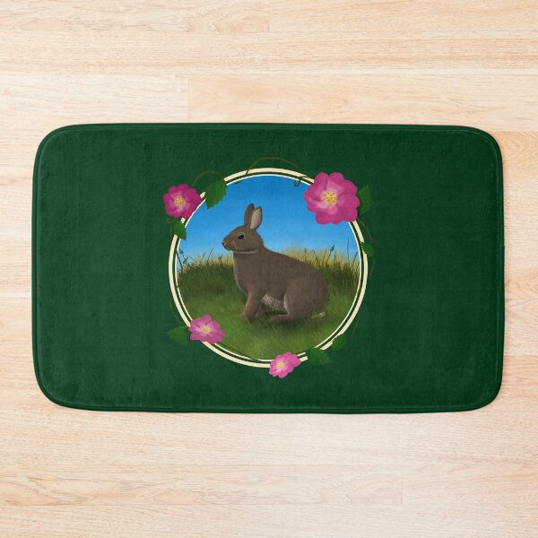 Item preview, Cottontail Rabbit and Wild Roses  designed and sold by Fernheart Designs.