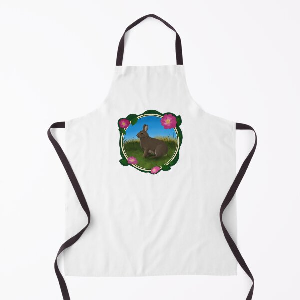 Item preview, Cottontail Rabbit and Wild Roses designed and sold by Fernheart Designs.